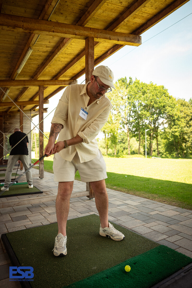 Jonas Onstein bei der ESB Golf Trophy