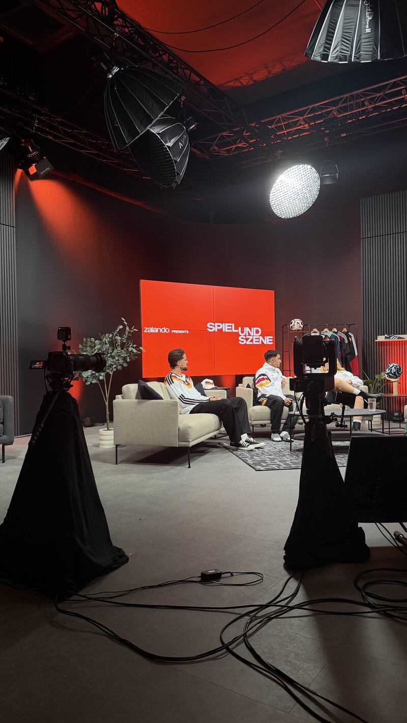 Tyger Lobinger bei Zalando WM-Show